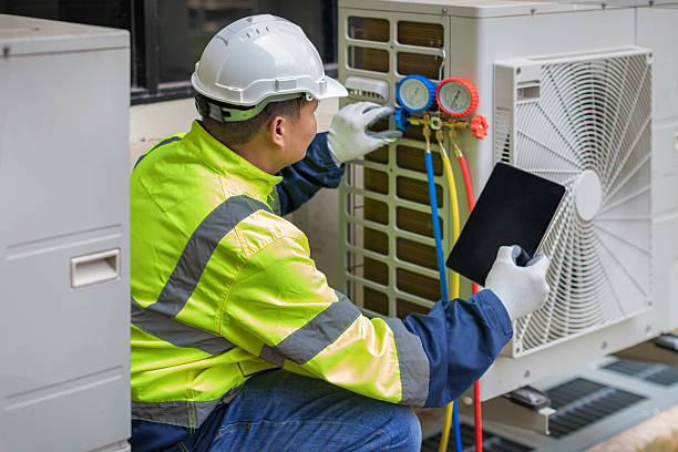 Professional Hvac technician working in High Point, NC